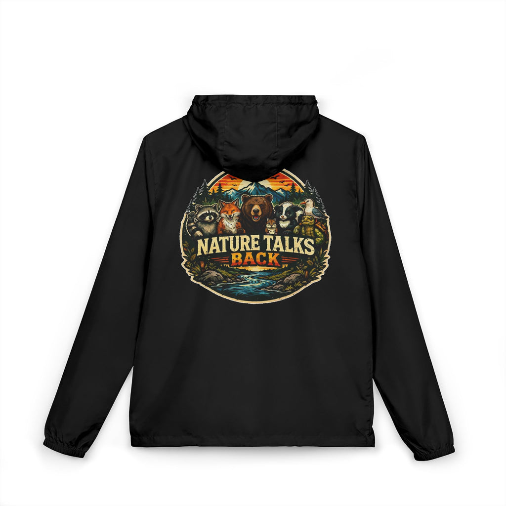 Nature Talks Back Windbreaker Jacket