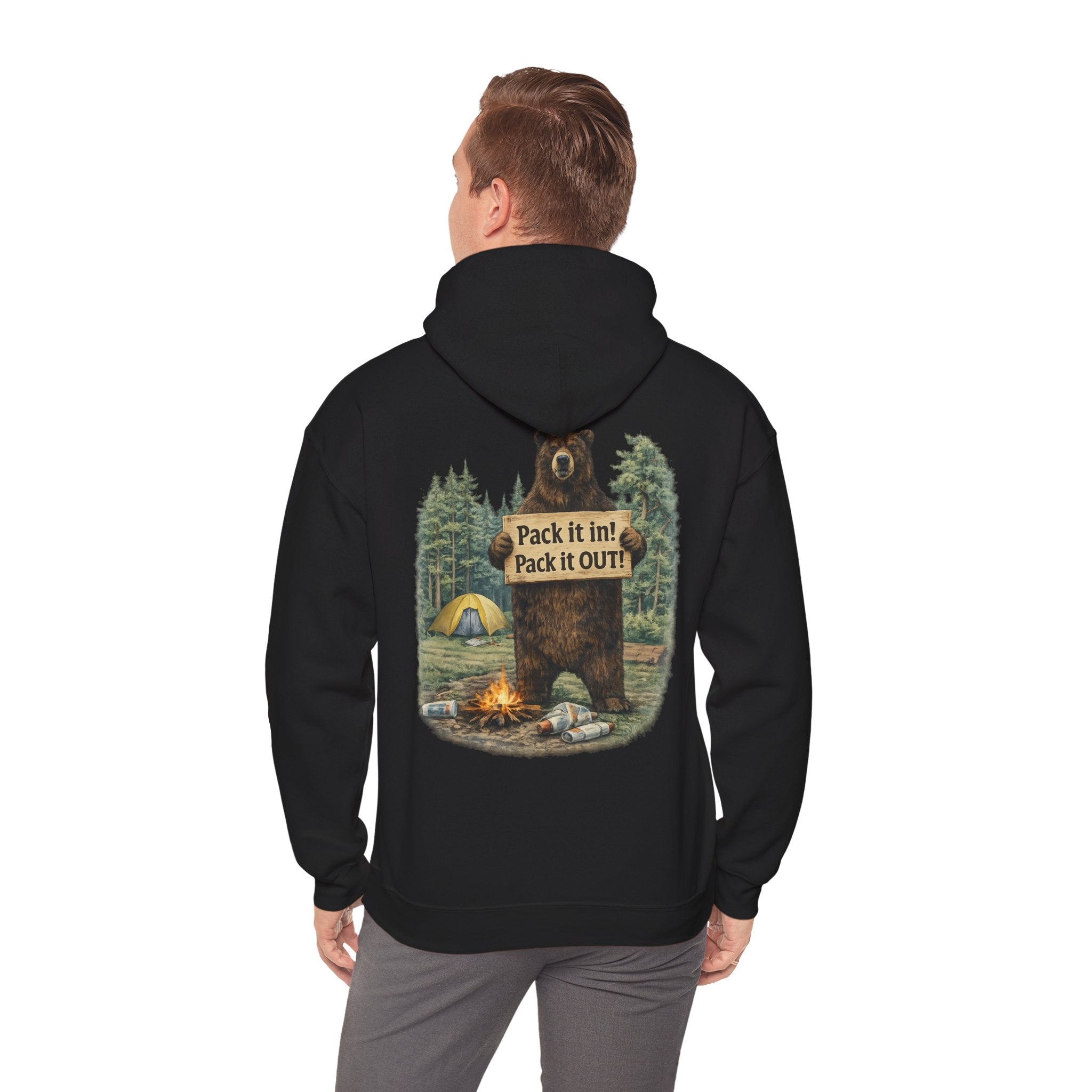 Pack It In Pack It Out Graphic Hoodie