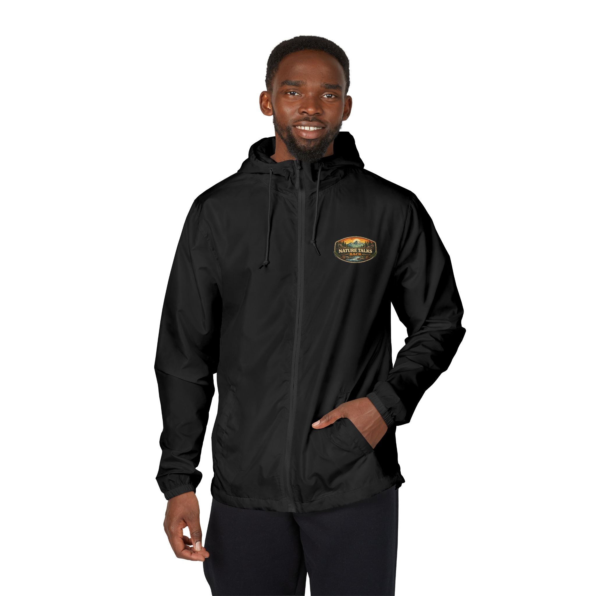 Nature Talks Back Windbreaker Jacket