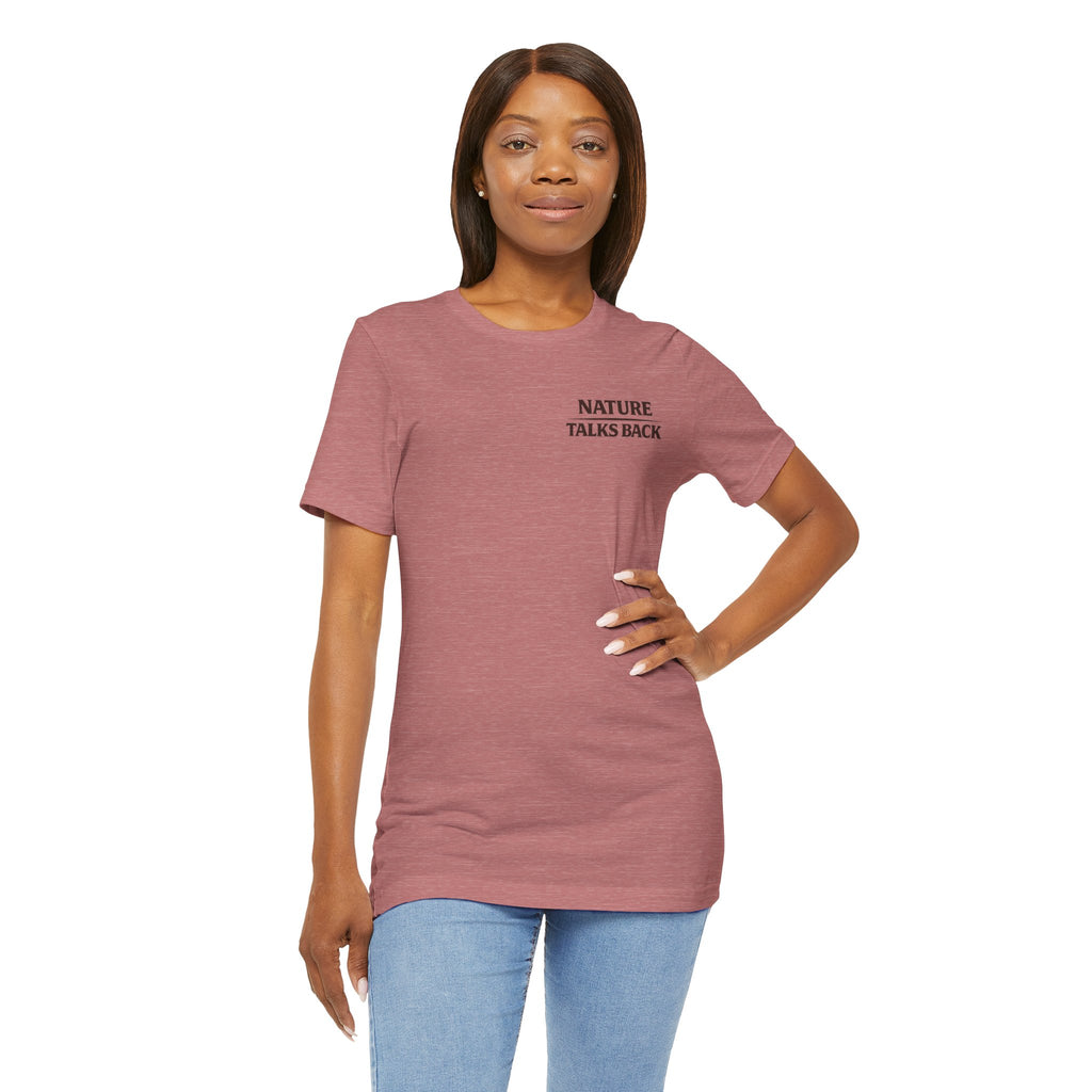 Nature Talks Back Logo Graphic Tee