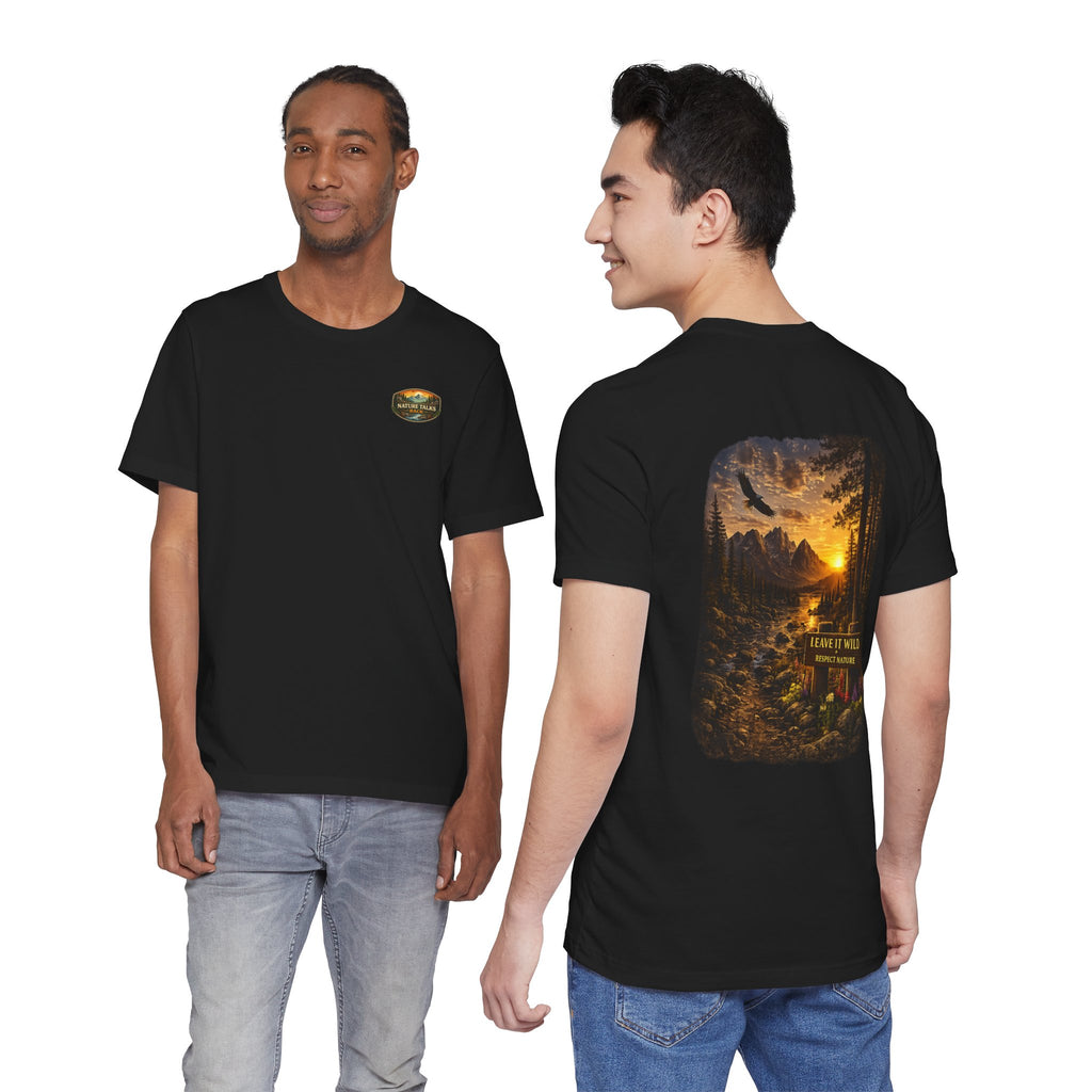 Leave It Wild Eagle Sunset Tee