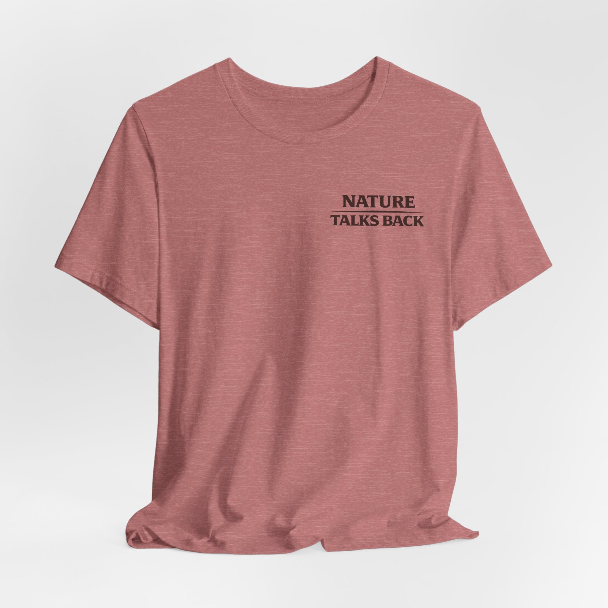 Nature Talks Back Logo Graphic Tee