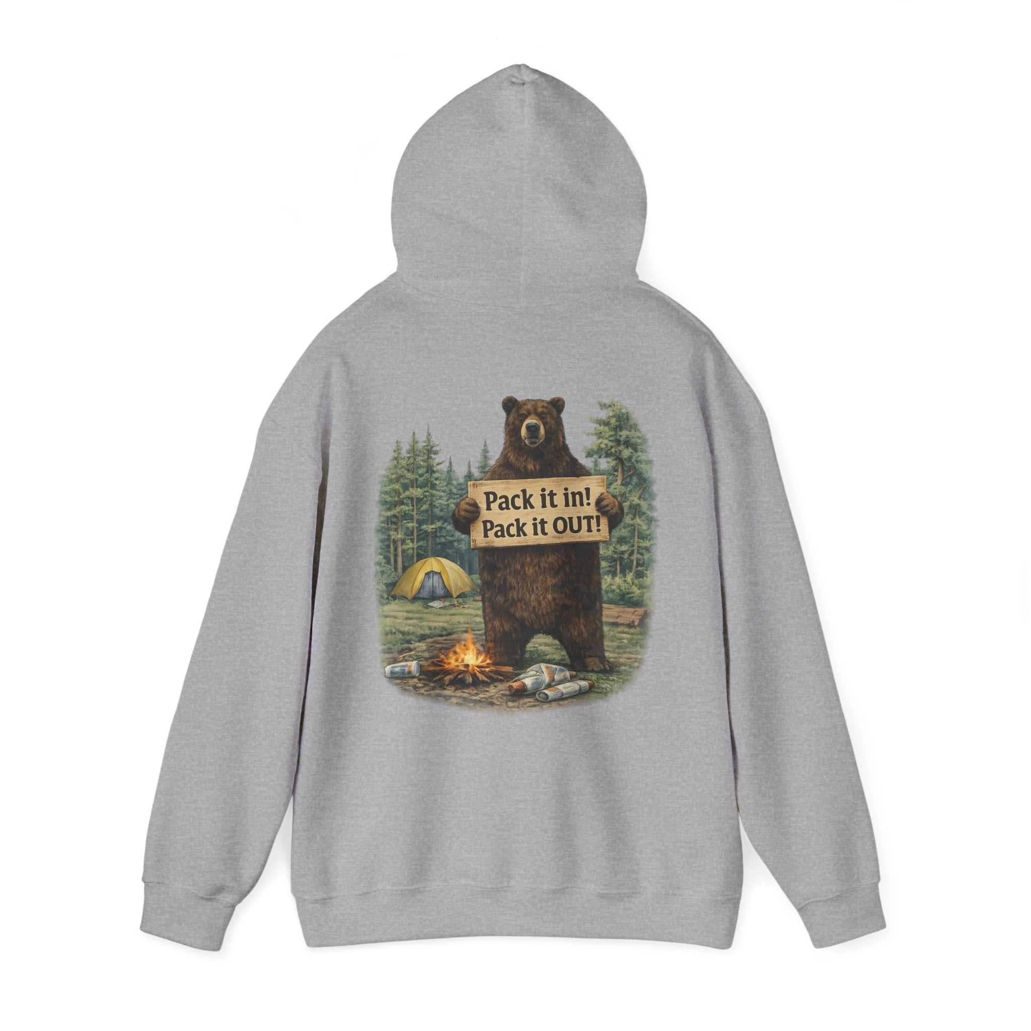 Pack It In Pack It Out Graphic Hoodie