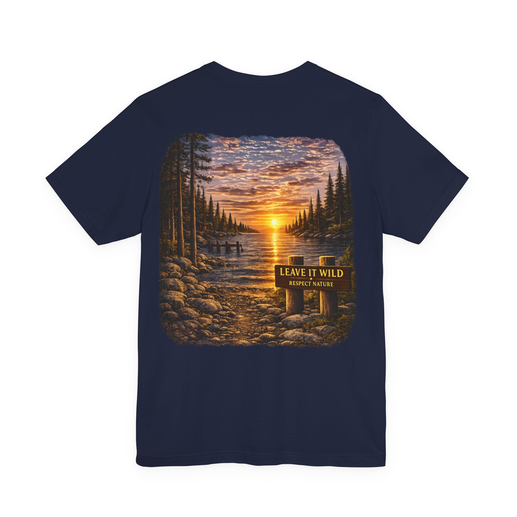 Leave It Wild Sunset Lake Tee