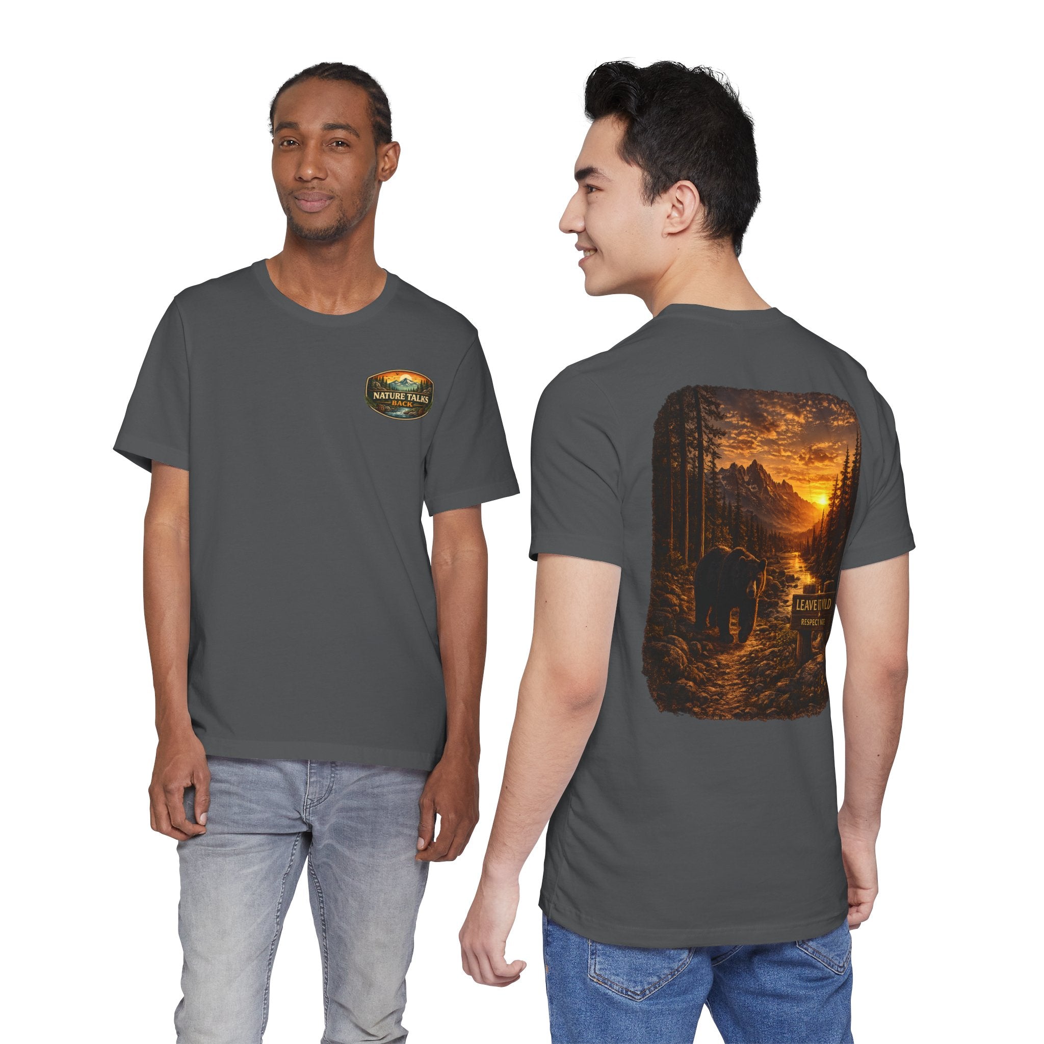 Leave It Wild Bear Sunset Tee
