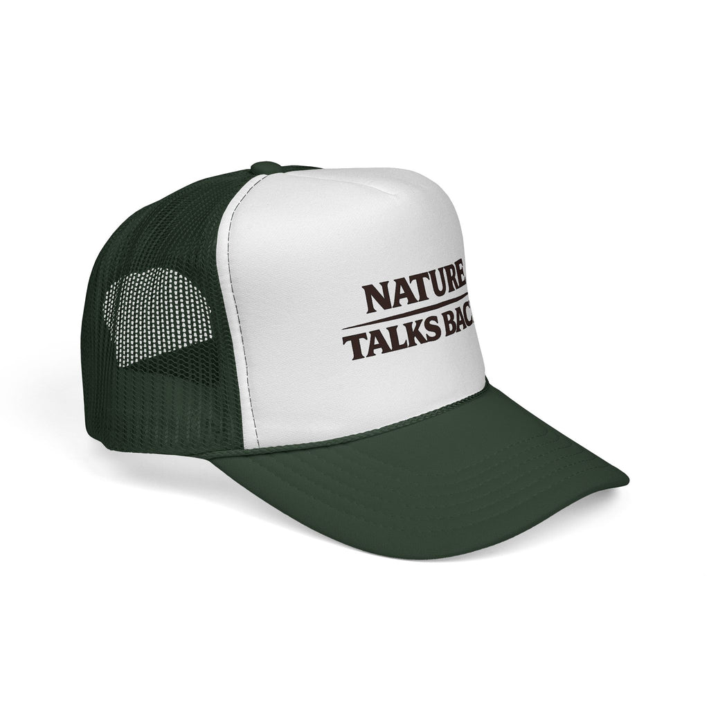 Nature Talks Back Logo Trucker Hat