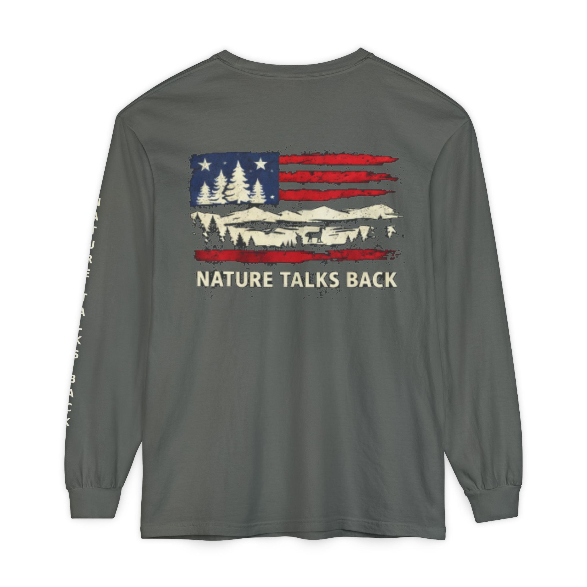 Respect Nature Patriotic Long Sleeve