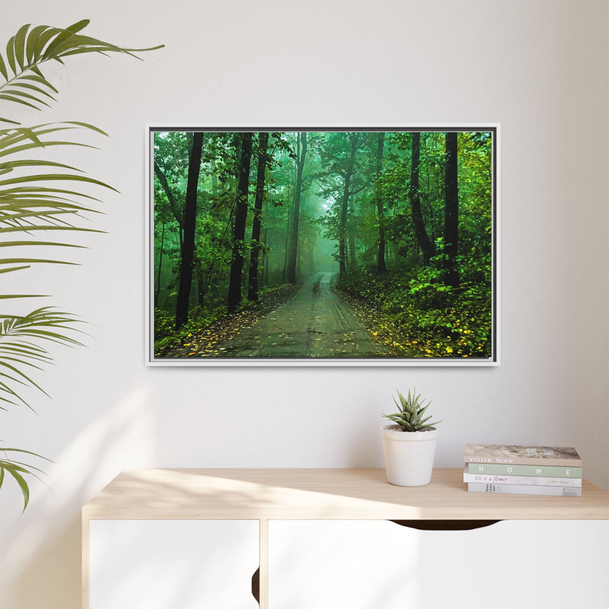 Misty Forest Path