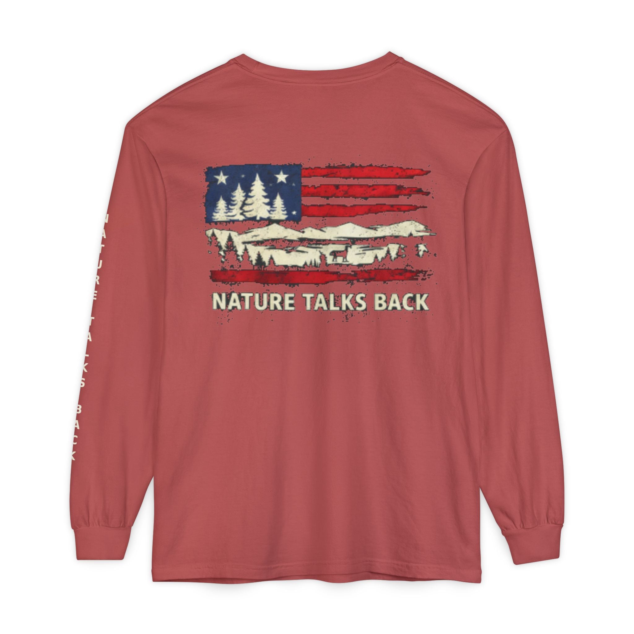Respect Nature Patriotic Long Sleeve