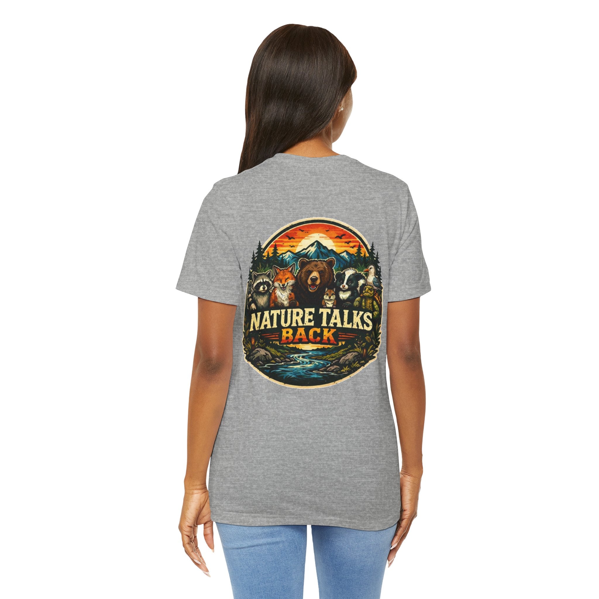 Nature Talks Back Logo Graphic Tee