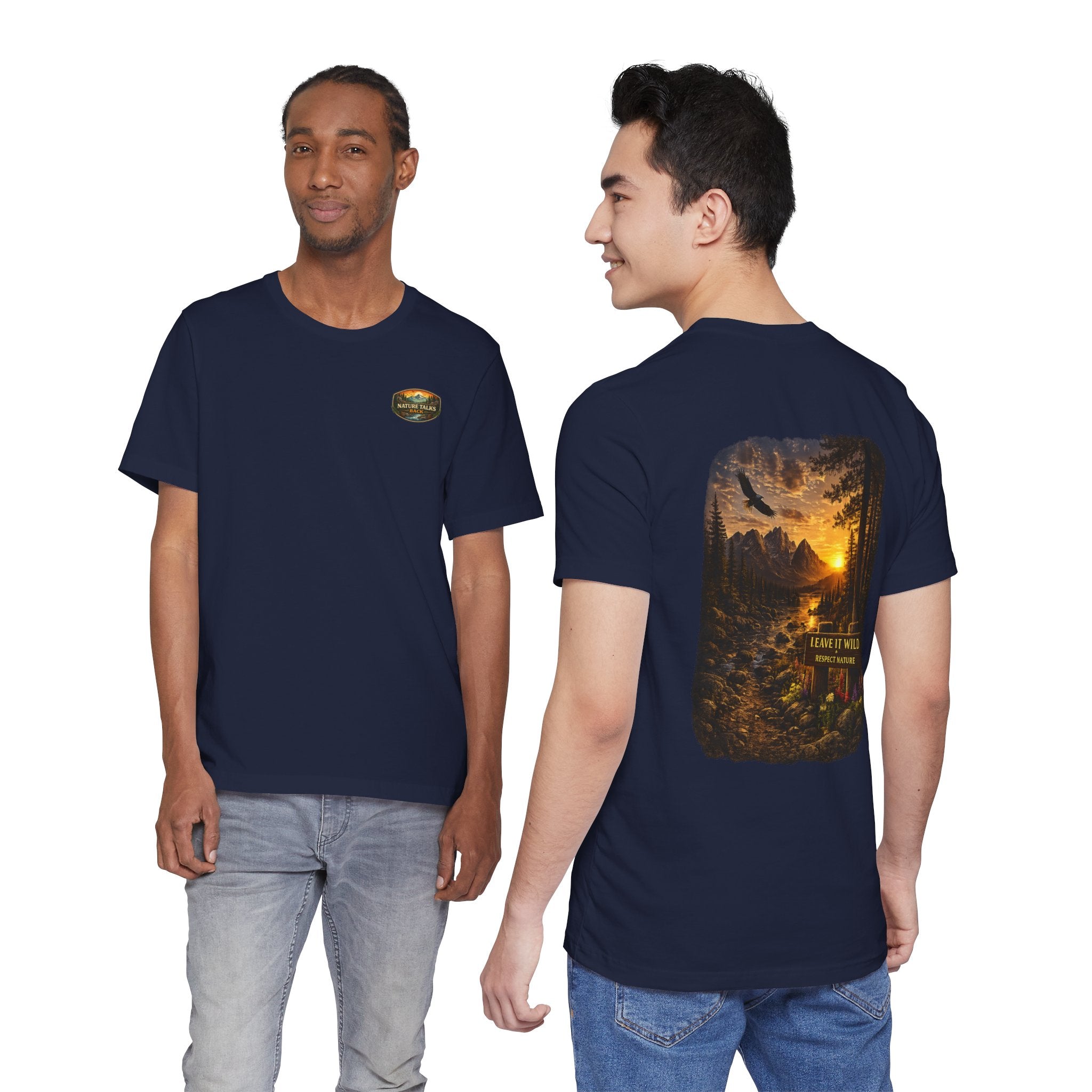 Leave It Wild Eagle Sunset Tee