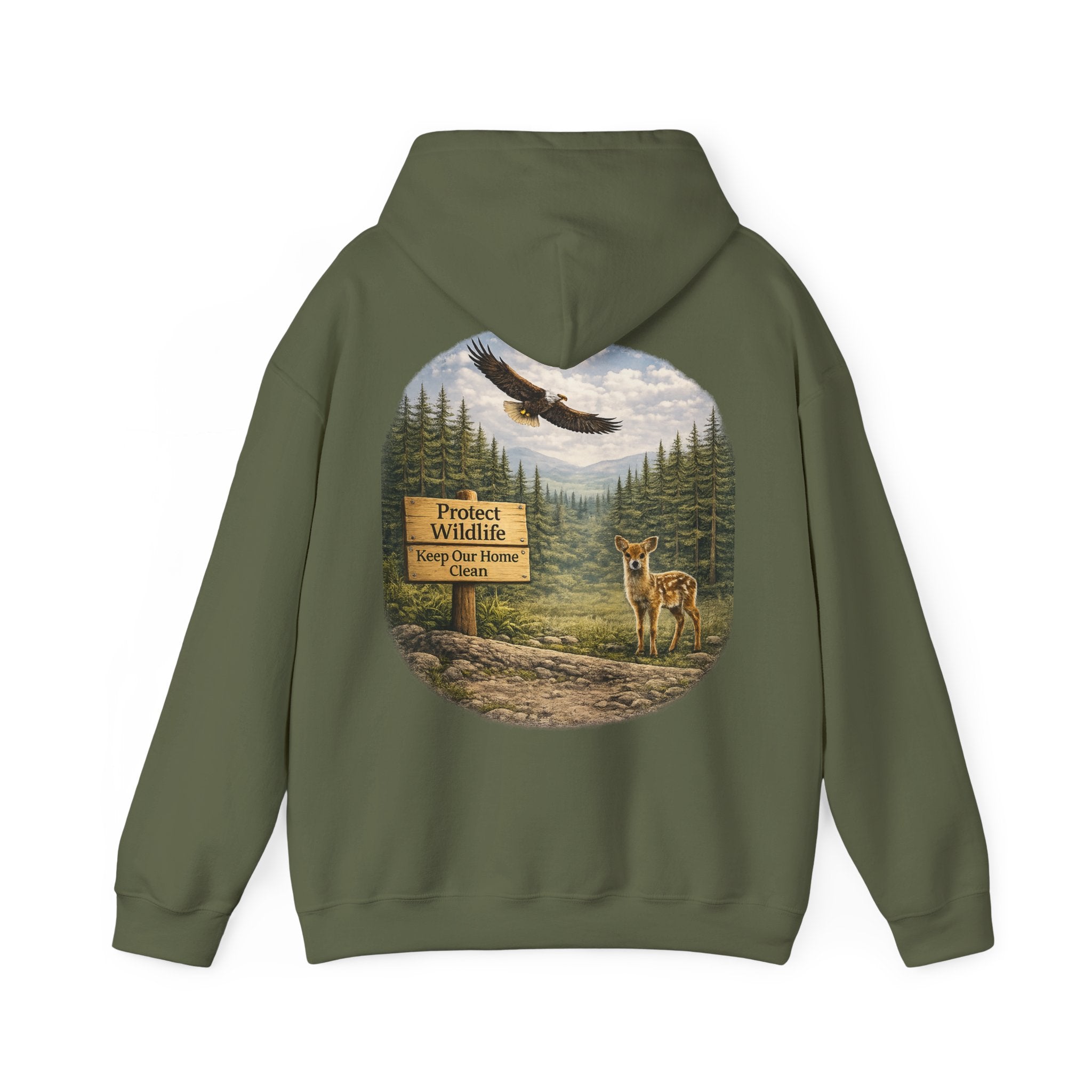 Protect Wildlife Graphic Hoodie