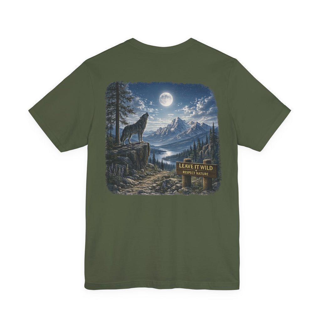 Leave It Wild Moonlit Wolf Tee