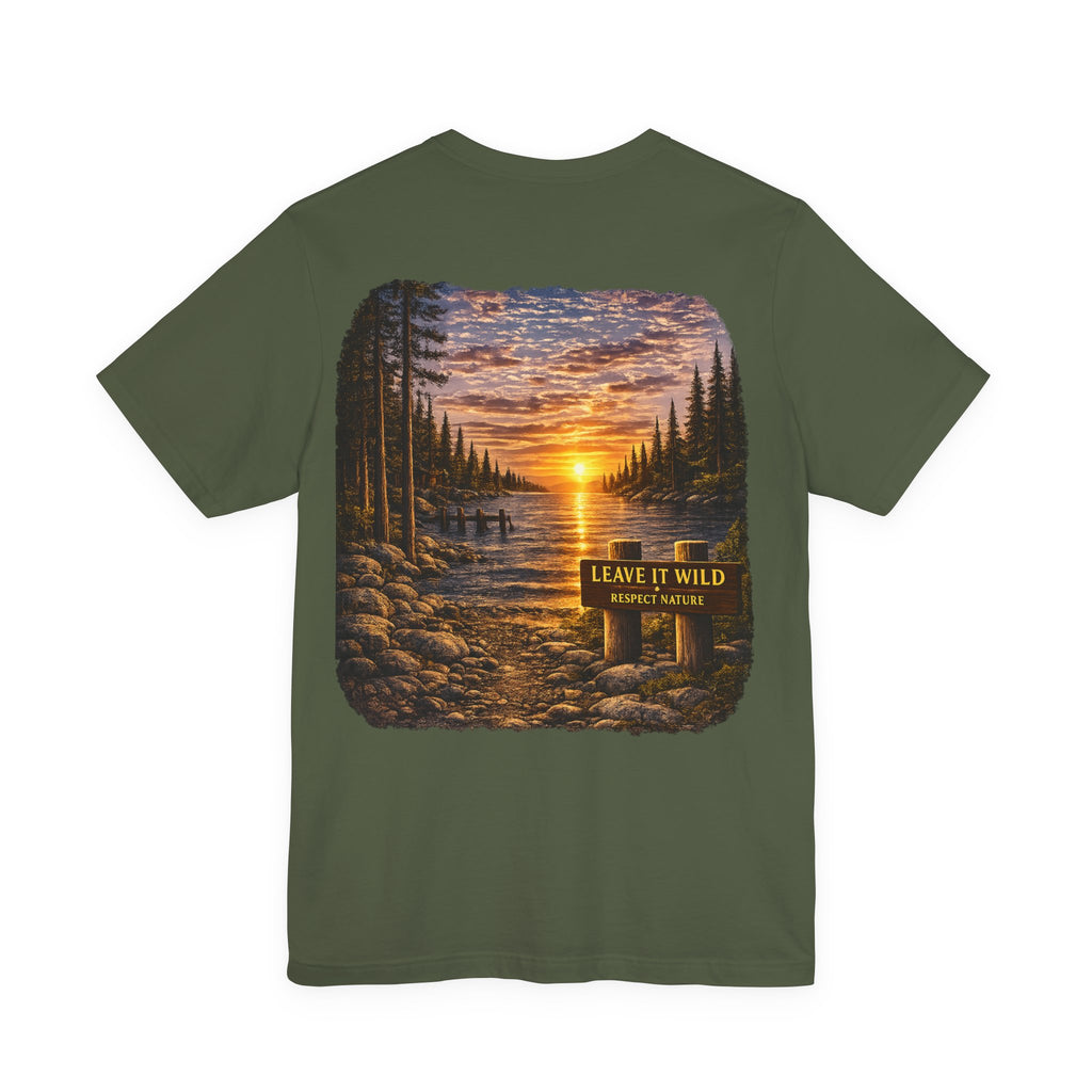 Leave It Wild Sunset Lake Tee