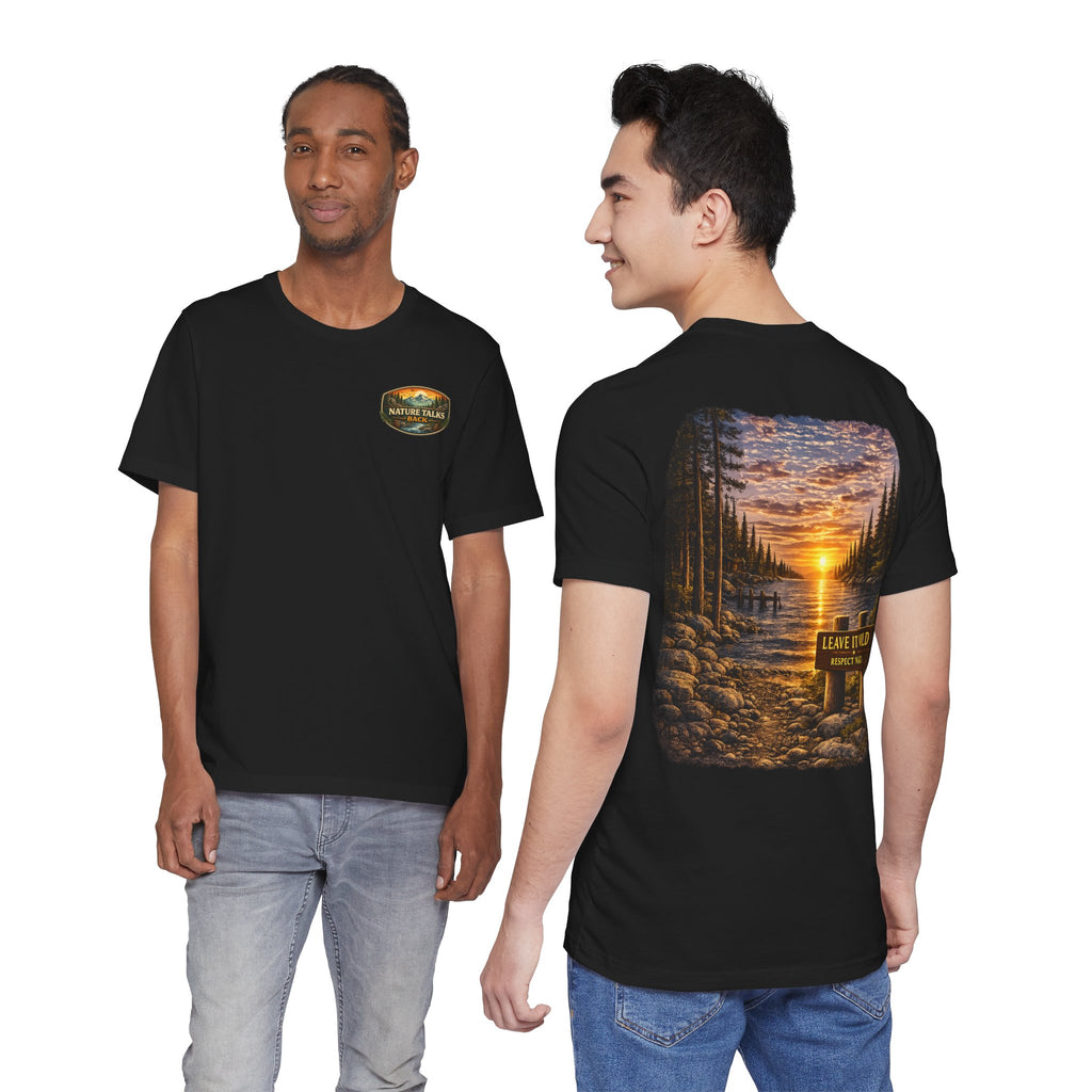 Leave It Wild Sunset Lake Tee