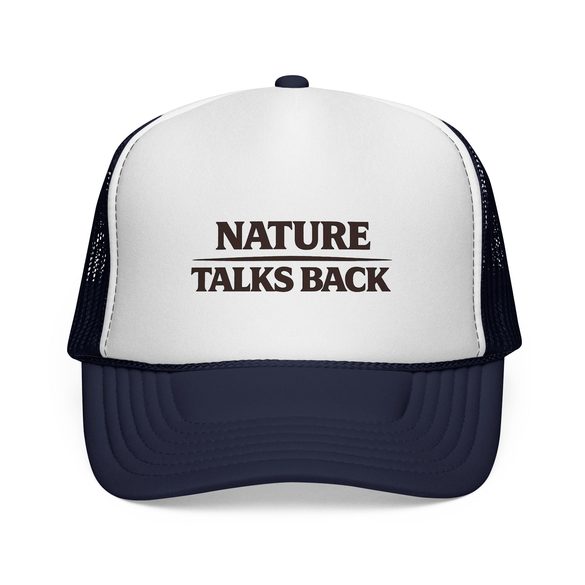 Nature Talks Back Logo Trucker Hat