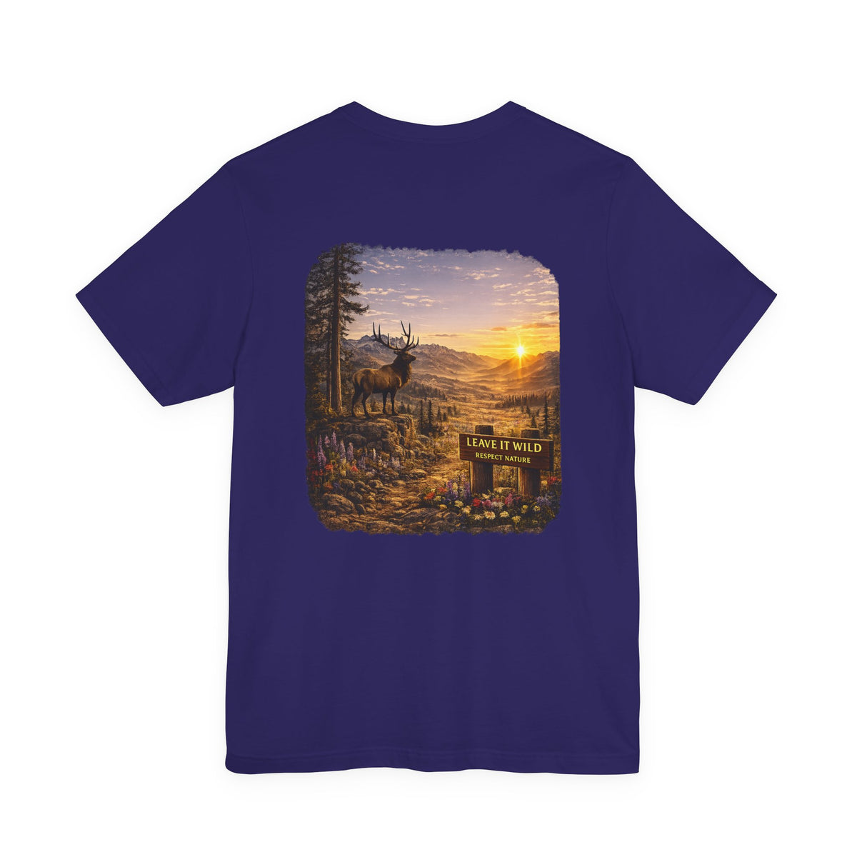 Leave It Wild Elk Sunrise Tee
