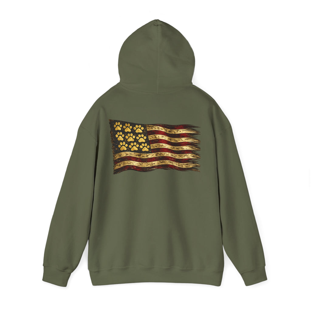 Respect Nature Outdoor American Flag Sweatshirt