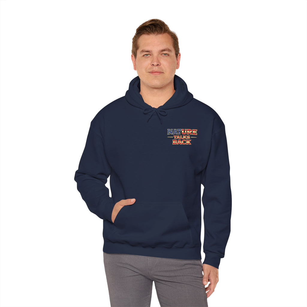 Respect Nature Outdoor American Flag Sweatshirt