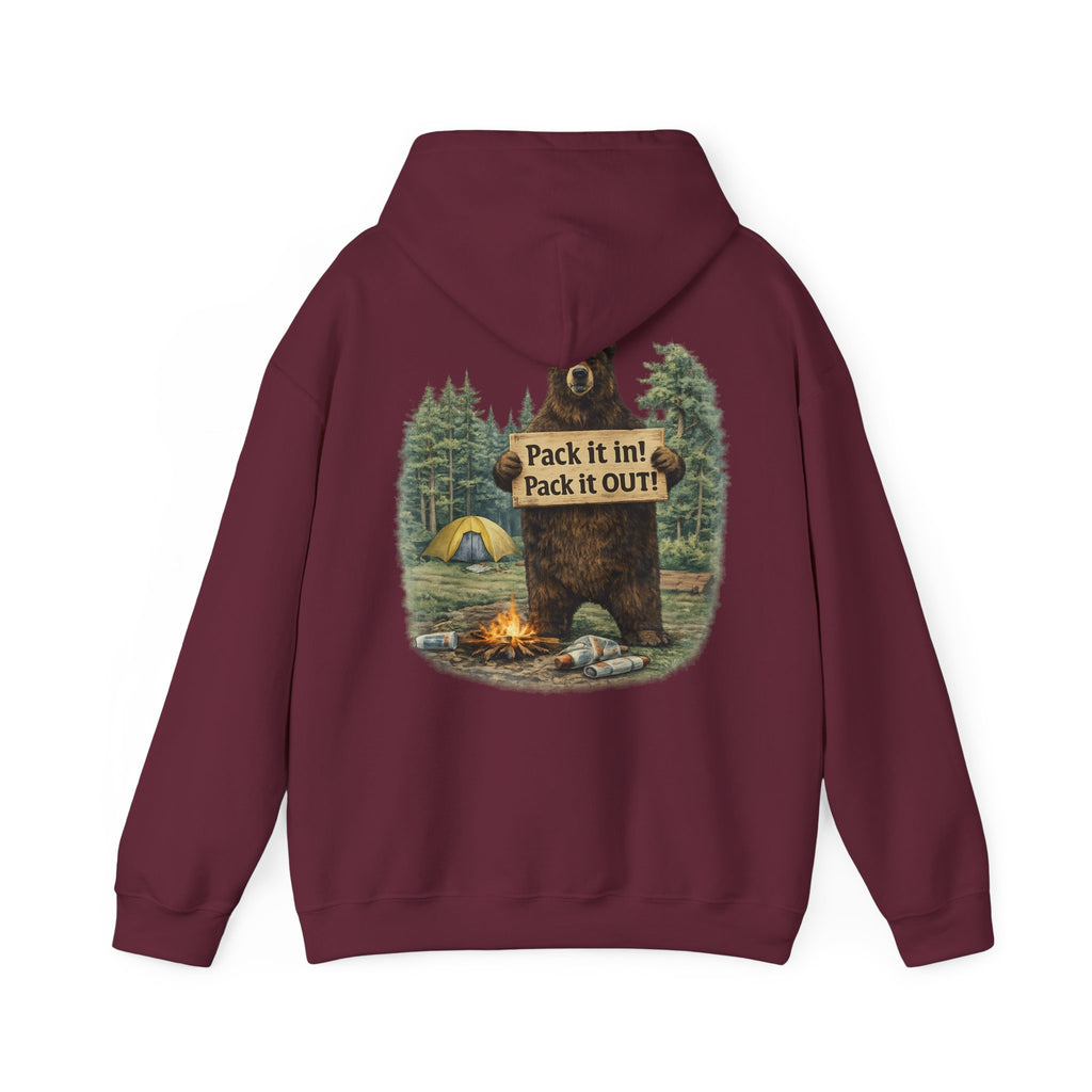Pack It In Pack It Out Graphic Hoodie