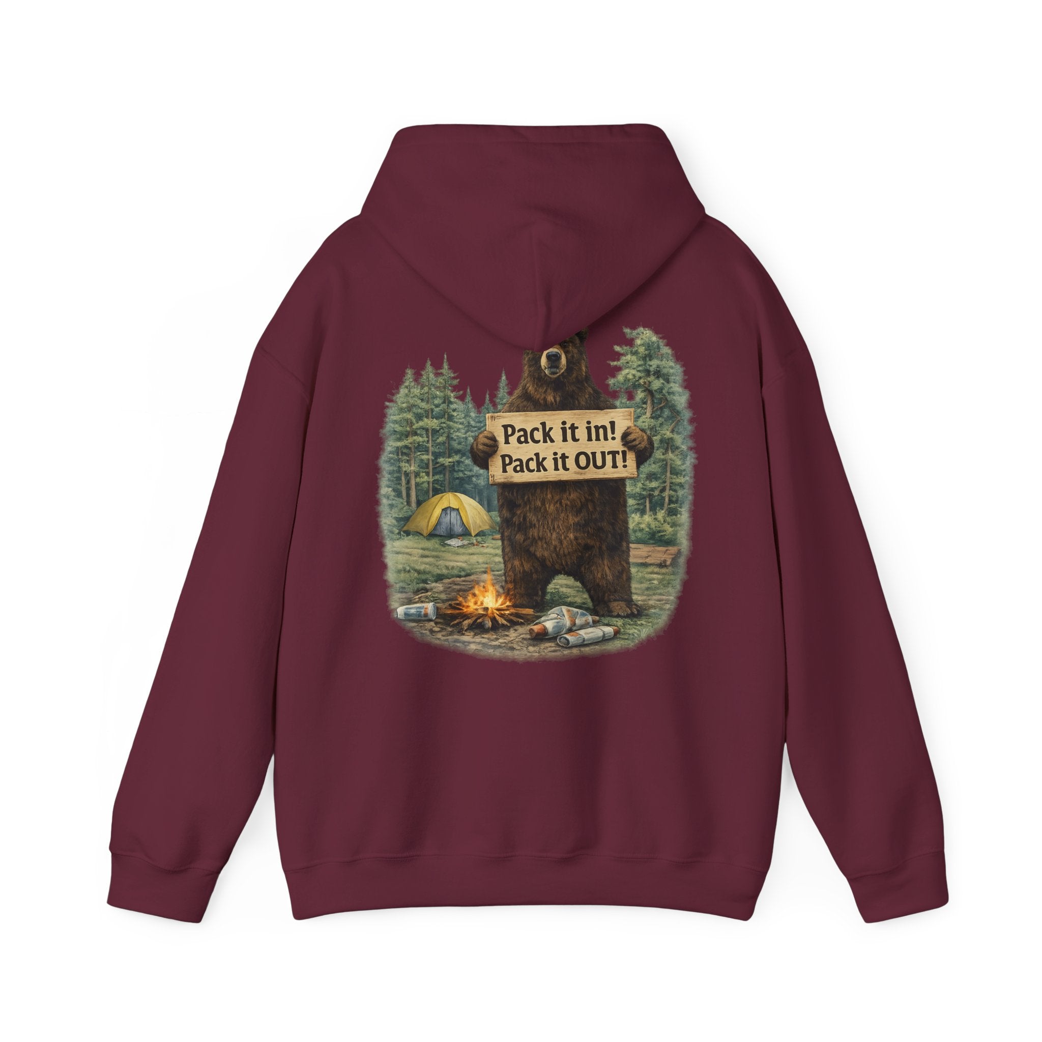 Pack It In Pack It Out Graphic Hoodie