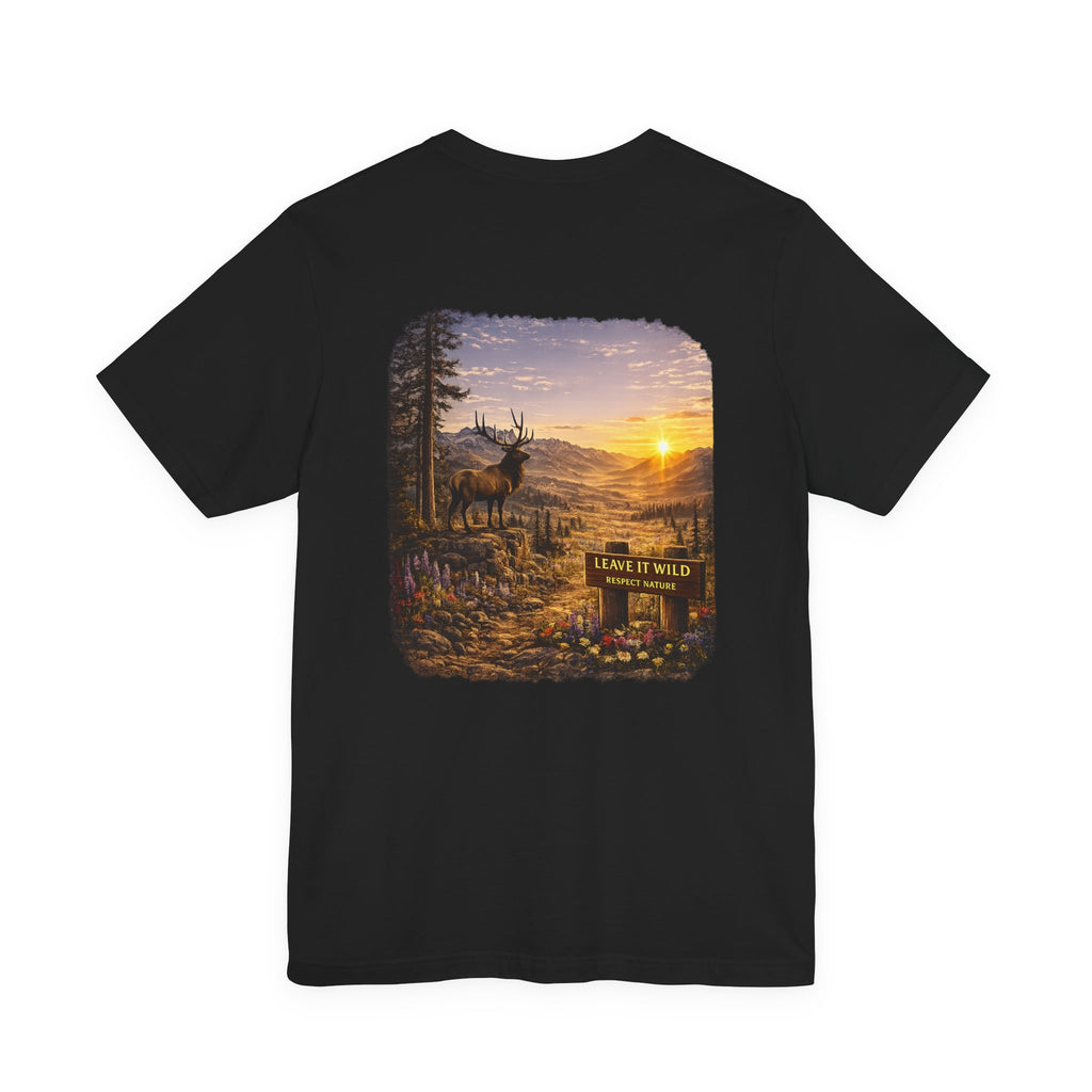 Leave It Wild Elk Sunrise Tee