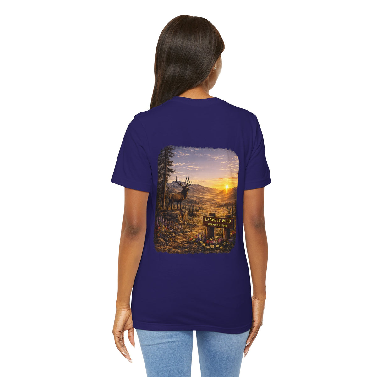Leave It Wild Elk Sunrise Tee