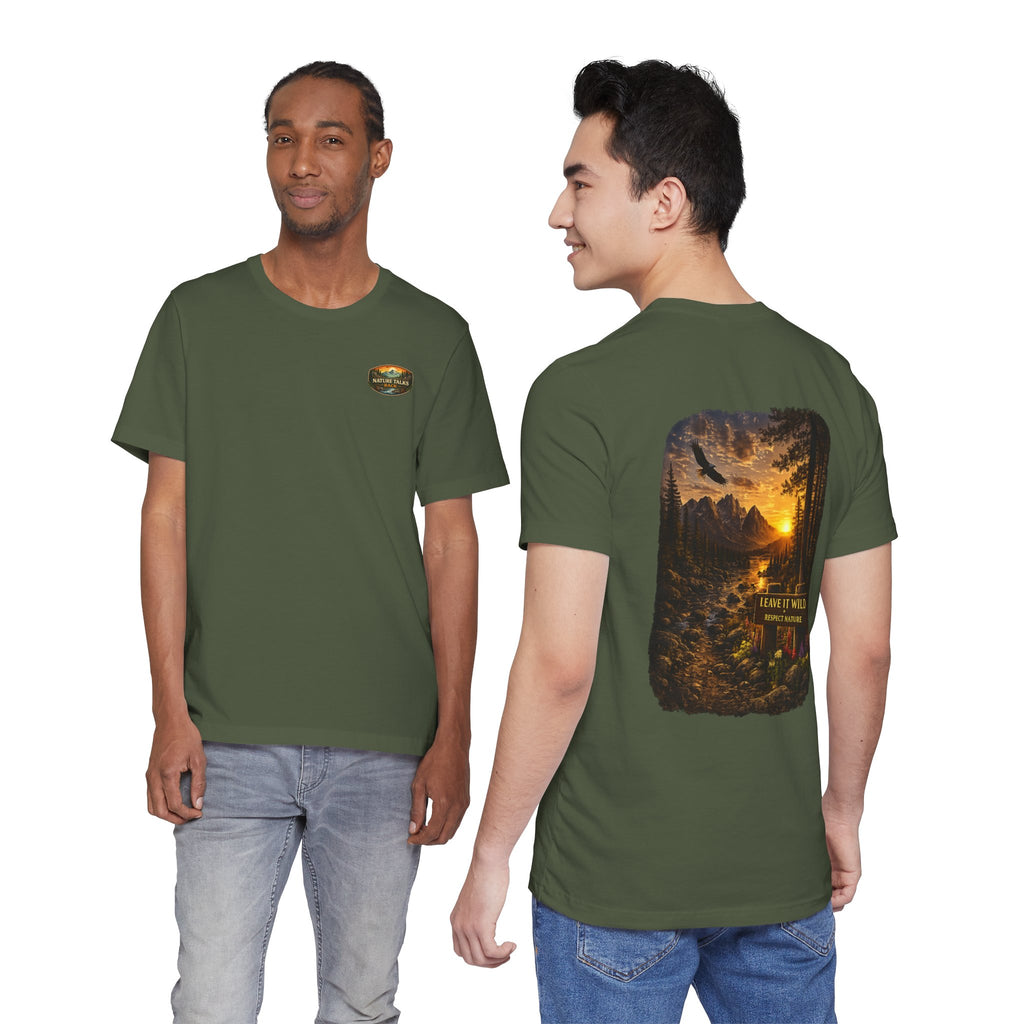 Leave It Wild Eagle Sunset Tee