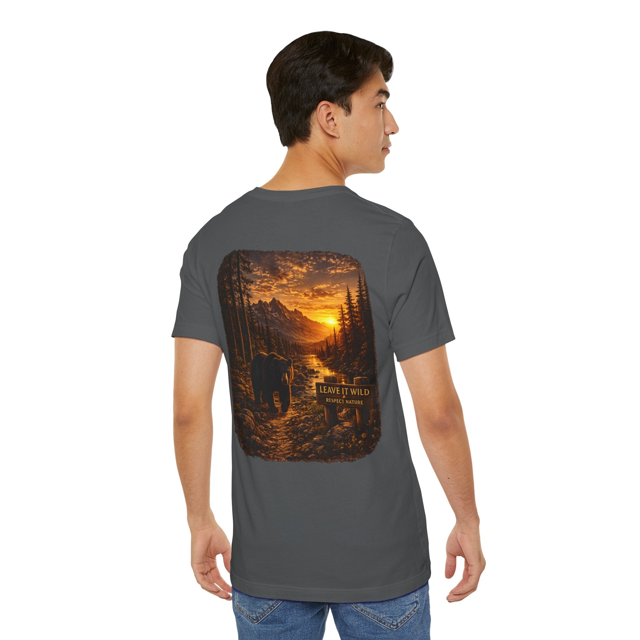 Leave It Wild Bear Sunset Tee