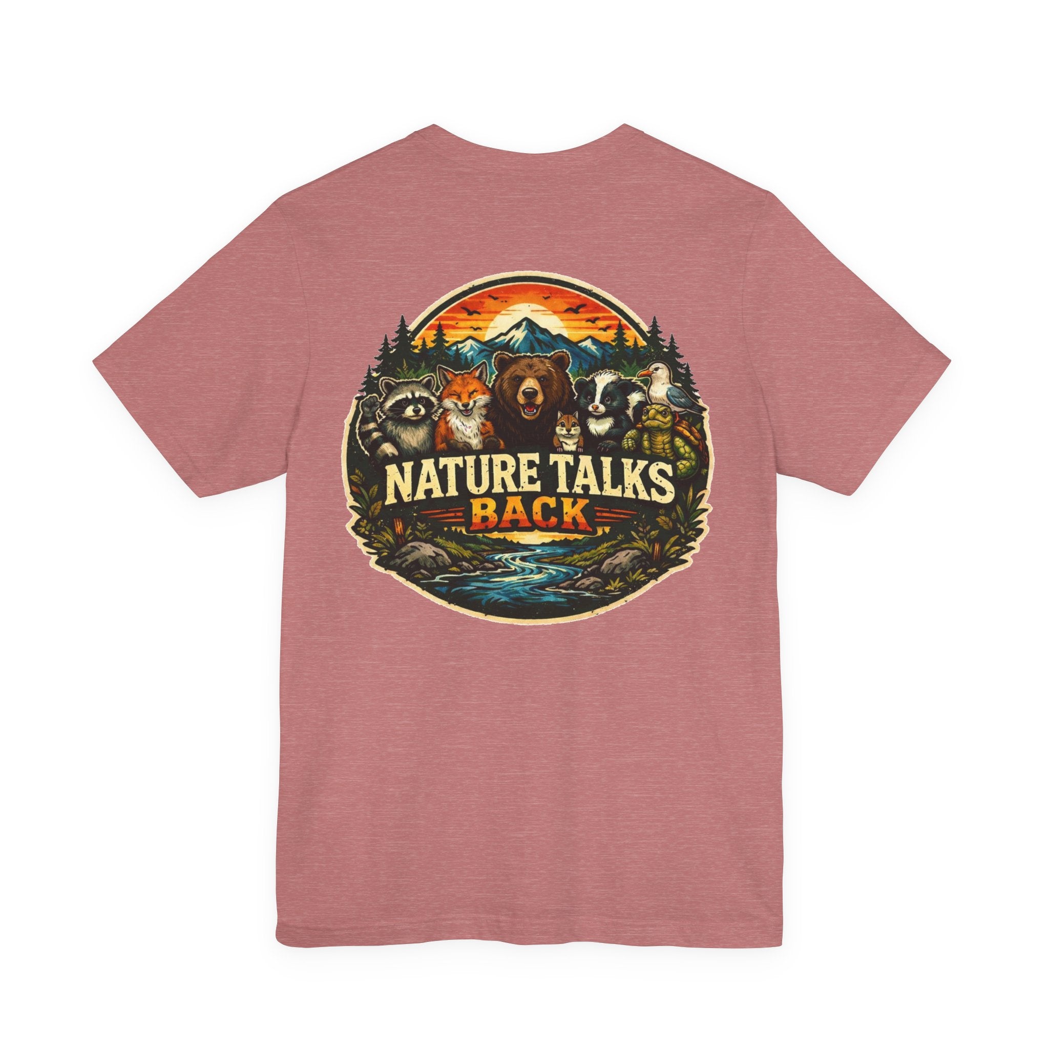 Nature Talks Back Logo Graphic Tee