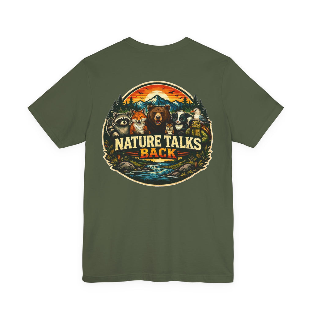 Nature Talks Back Logo Graphic Tee