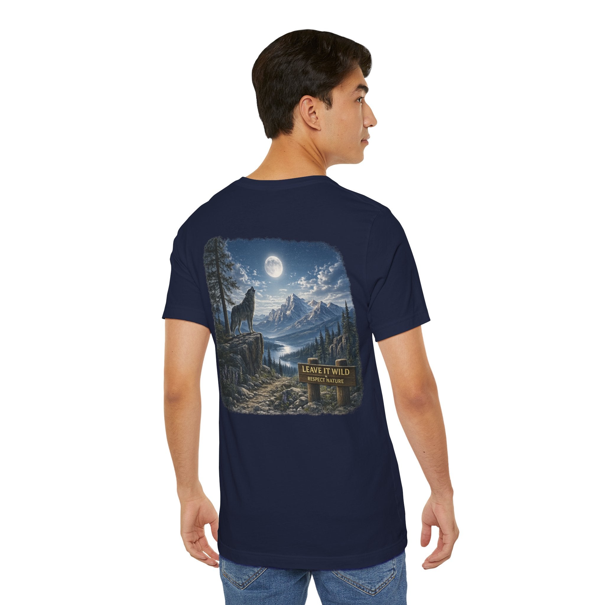 Leave It Wild Moonlit Wolf Tee
