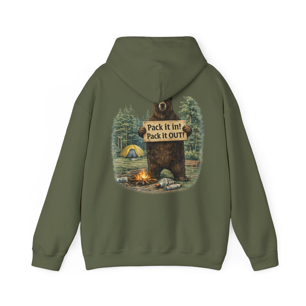 Pack It In Pack It Out Graphic Hoodie