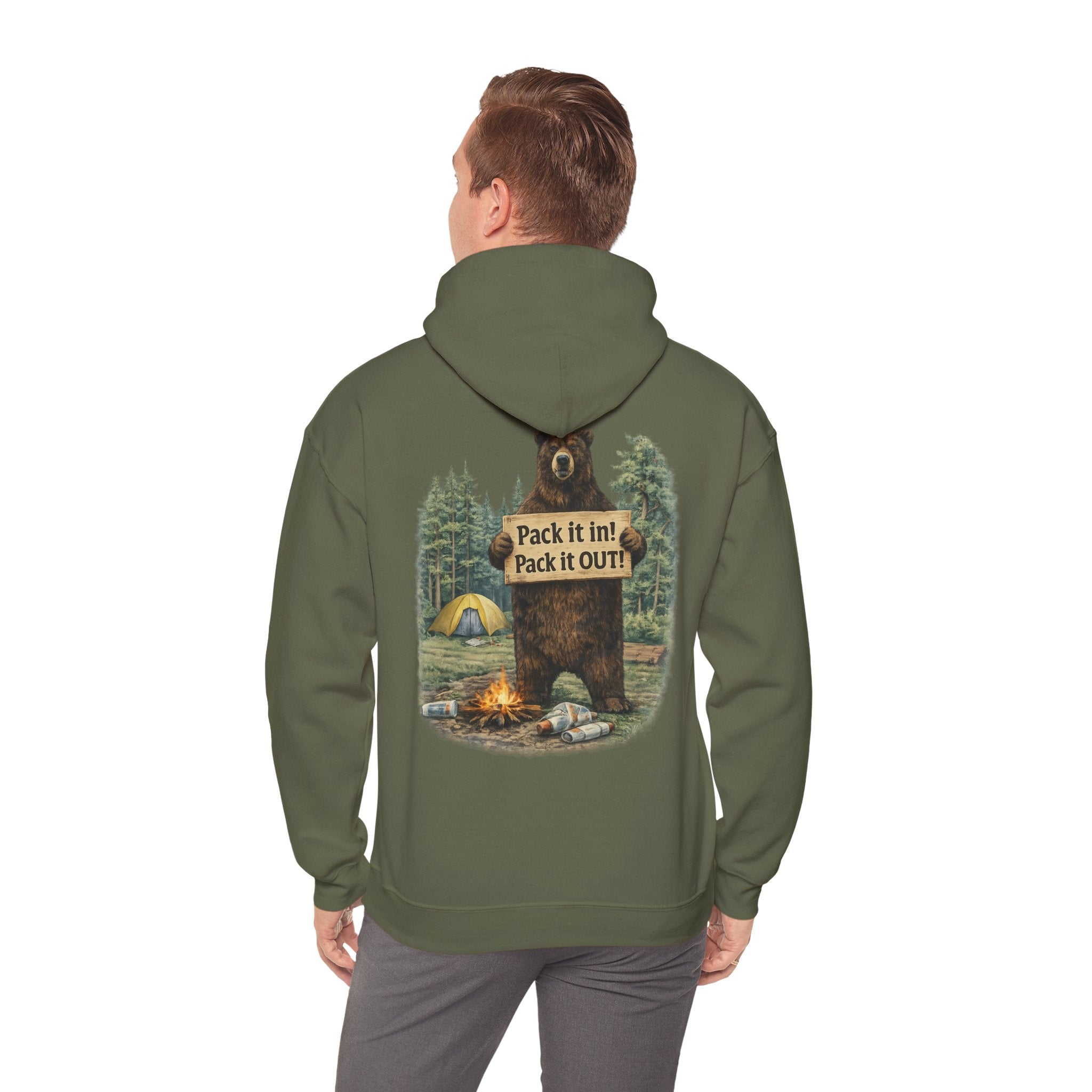 Pack It In Pack It Out Graphic Hoodie