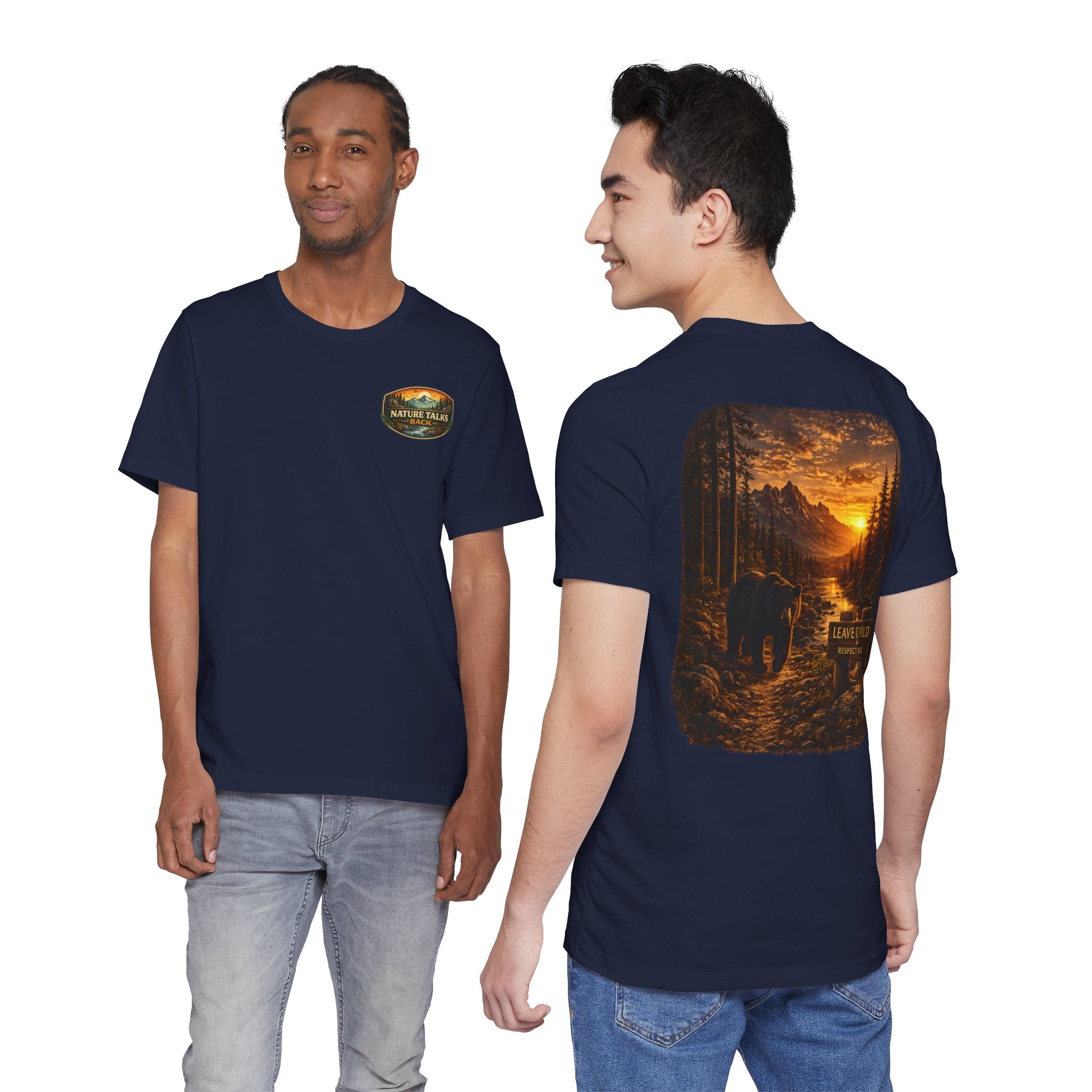 Leave It Wild Bear Sunset Tee