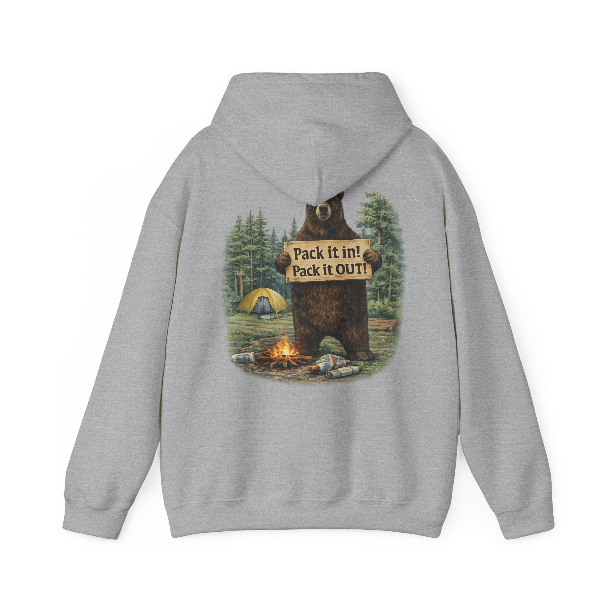 Pack It In Pack It Out Graphic Hoodie