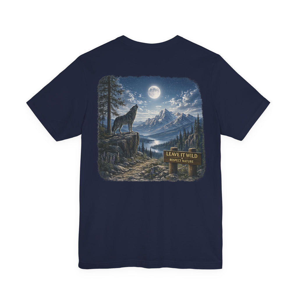 Leave It Wild Moonlit Wolf Tee