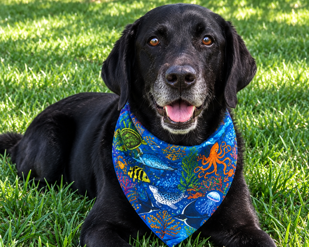 Ocean Wildlife Bandana