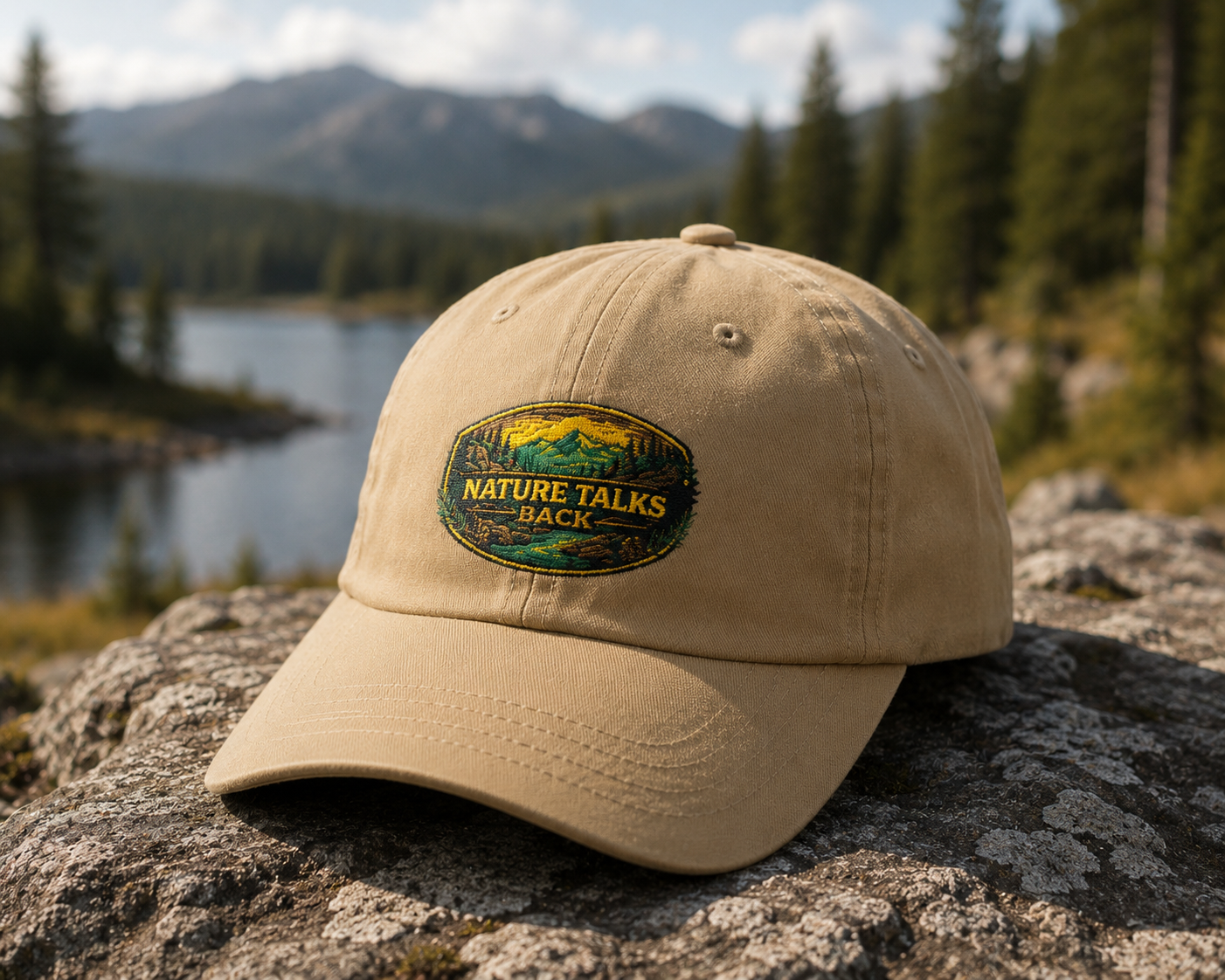 Nature Talks Back Dad Hat