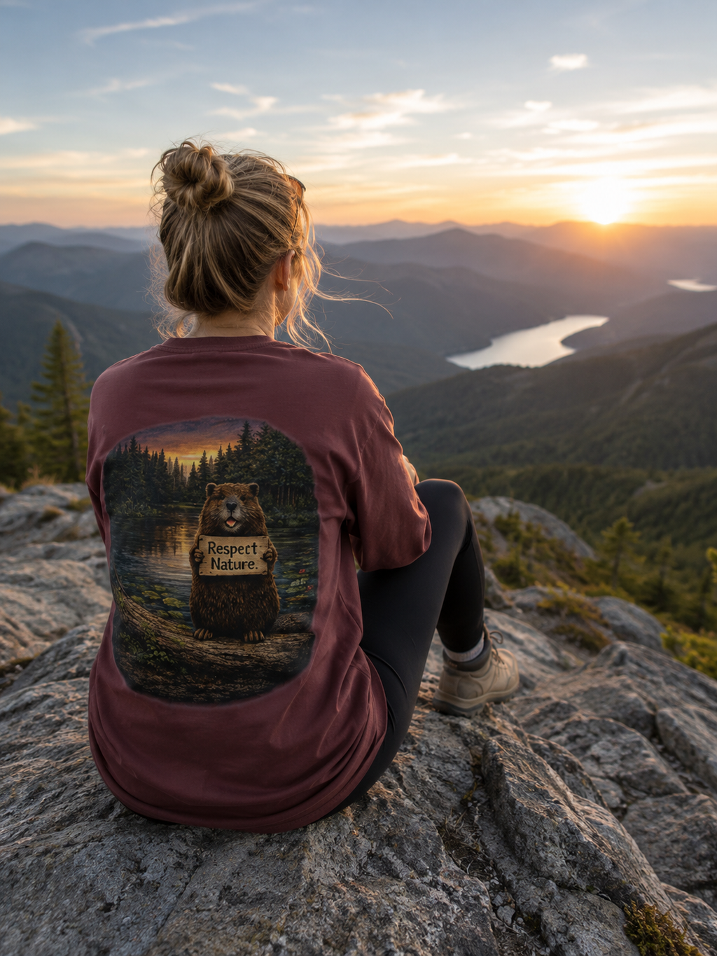 Beaver Camping Long Sleeve Shirt