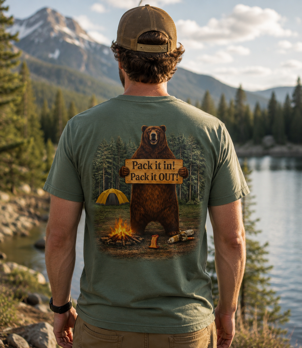 Pack It In Pack It Out Graphic Tee