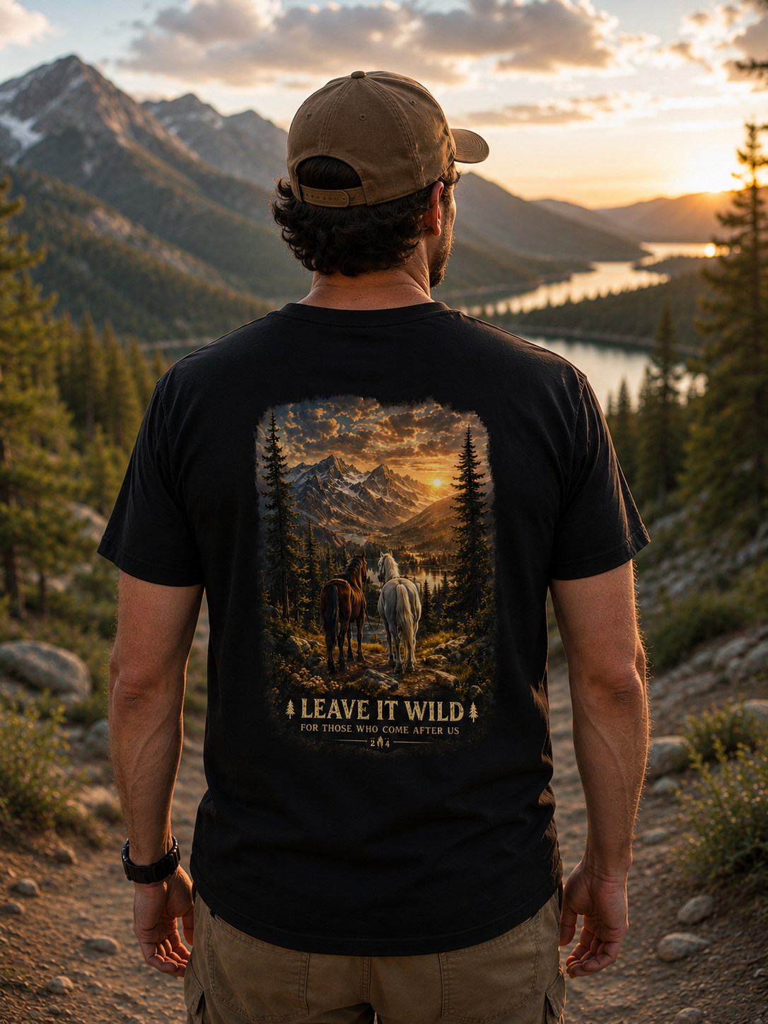 Respect the Wild Horse Graphic Tee