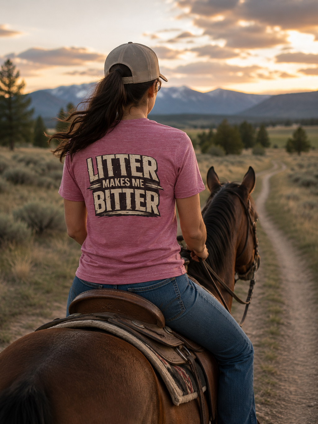Litter Makes Me Bitter Vintage Tee