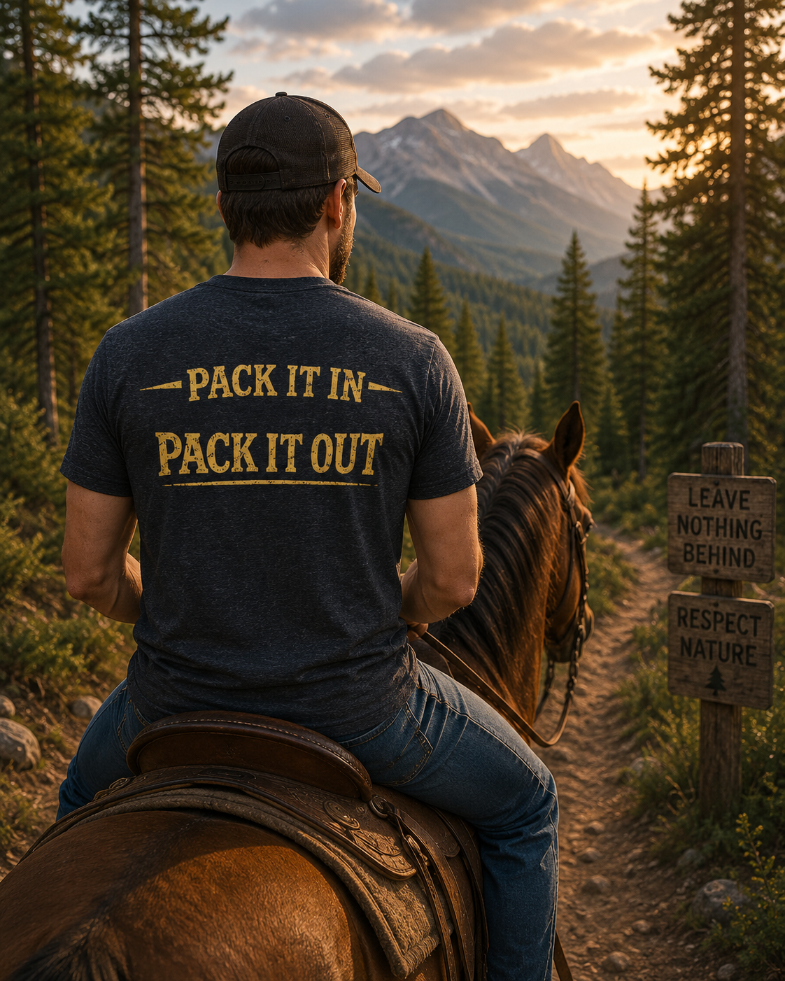 Pack It In Pack It Out Vintage Tee