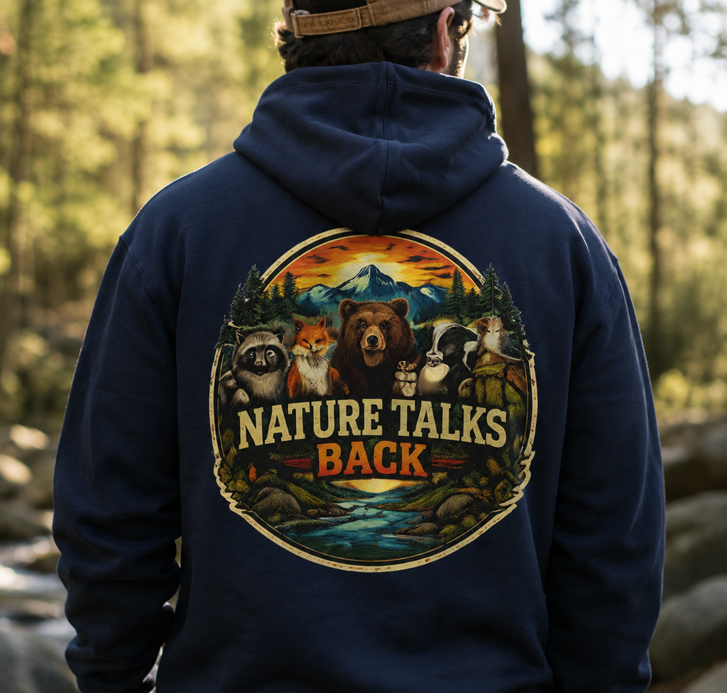 Nature Talks Back Signature Hoodie