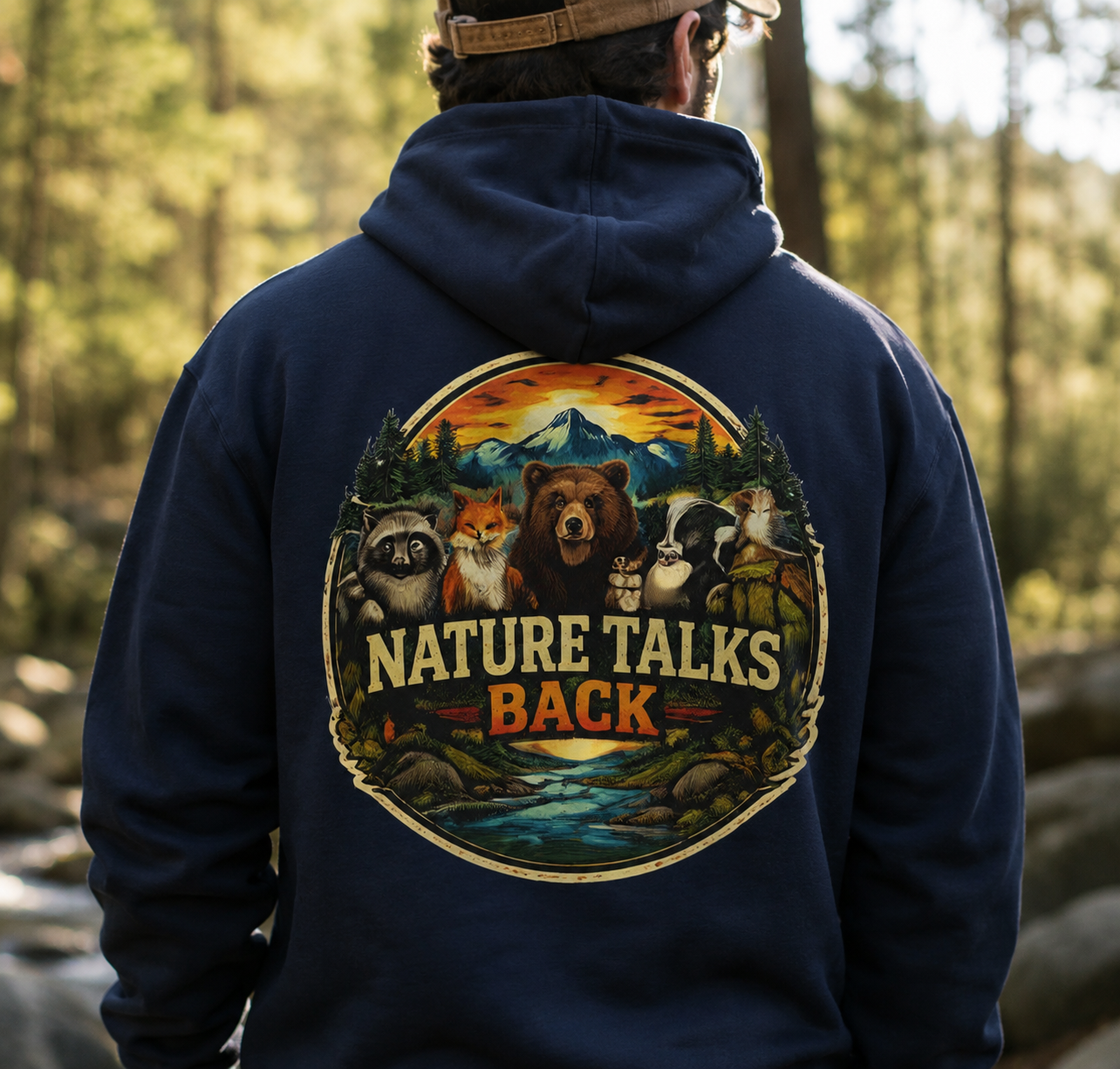 Nature Talks Back Signature Hoodie