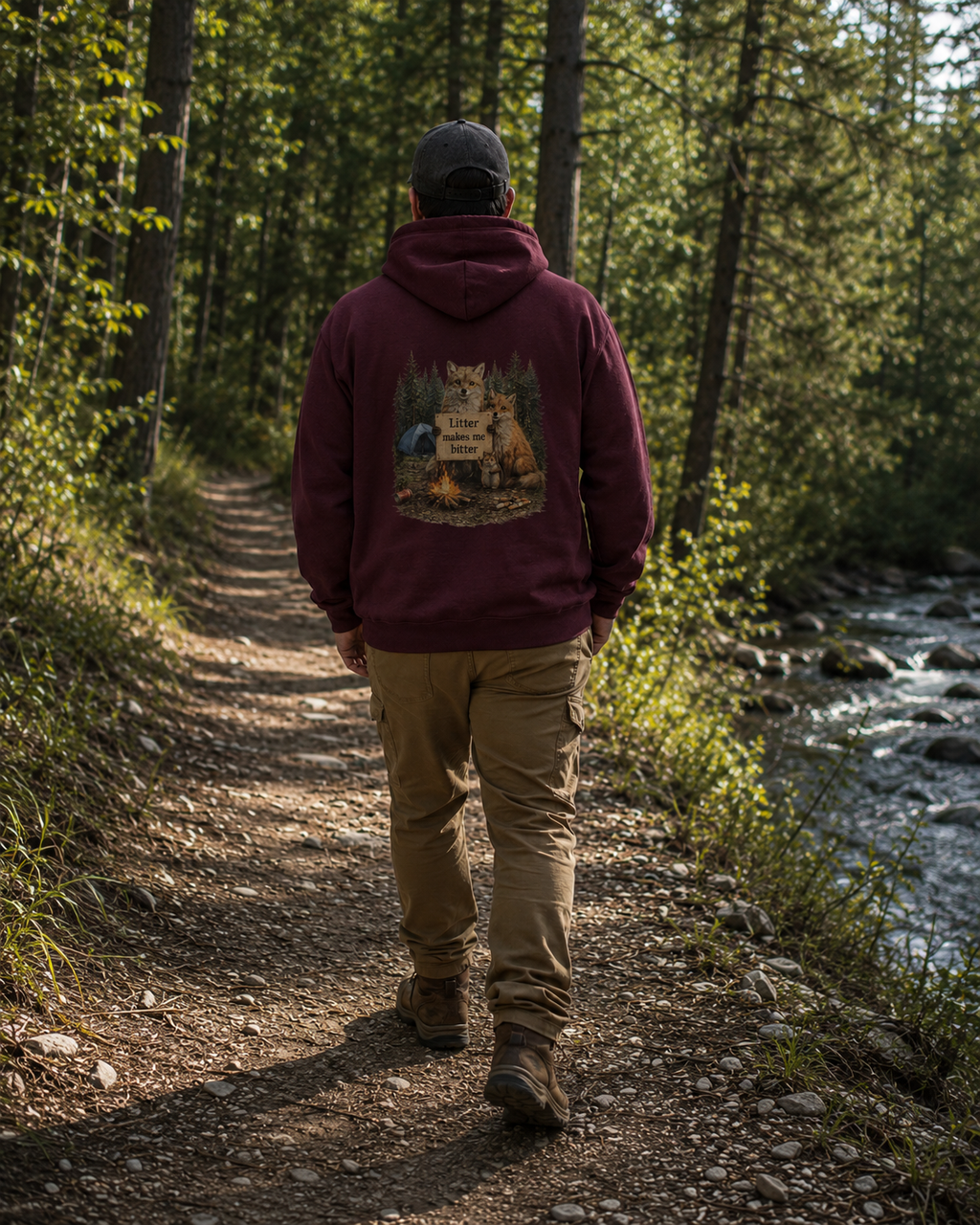 Litter Makes Me Bitter Hoodie