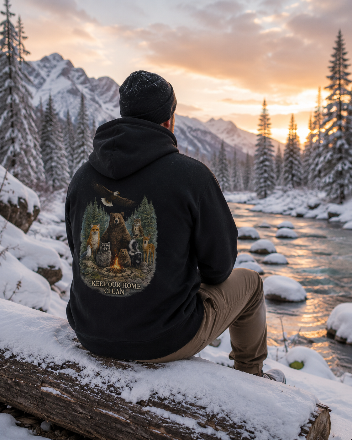 Keep It Wild Wildlife Graphic Hoodie