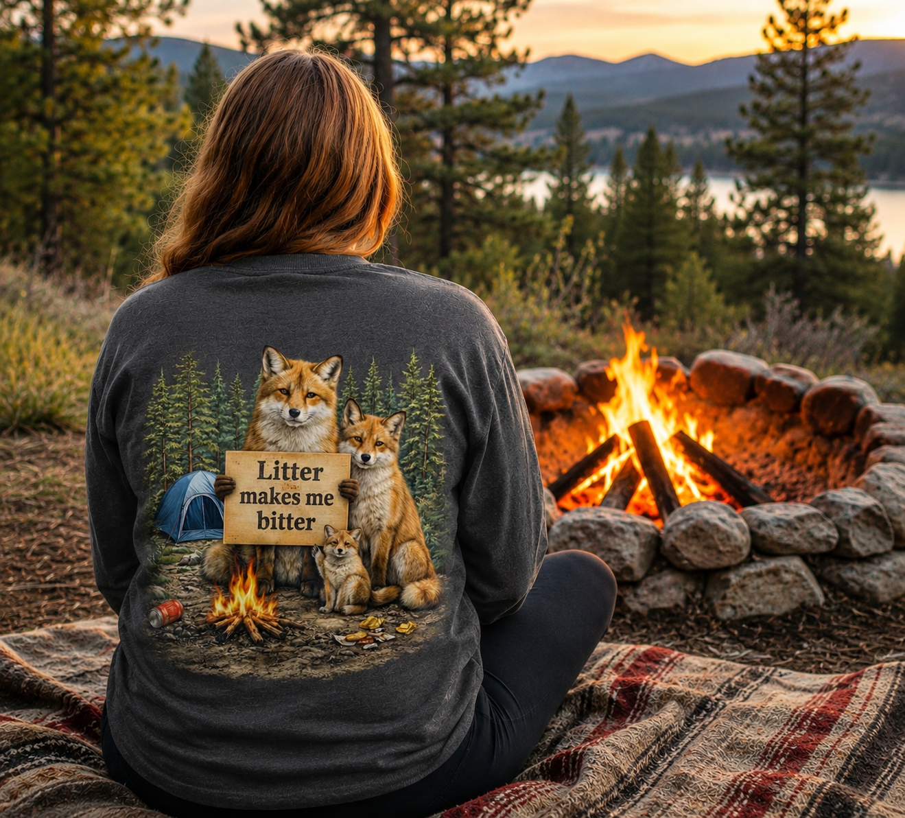 Litter Makes Me Bitter Long Sleeve