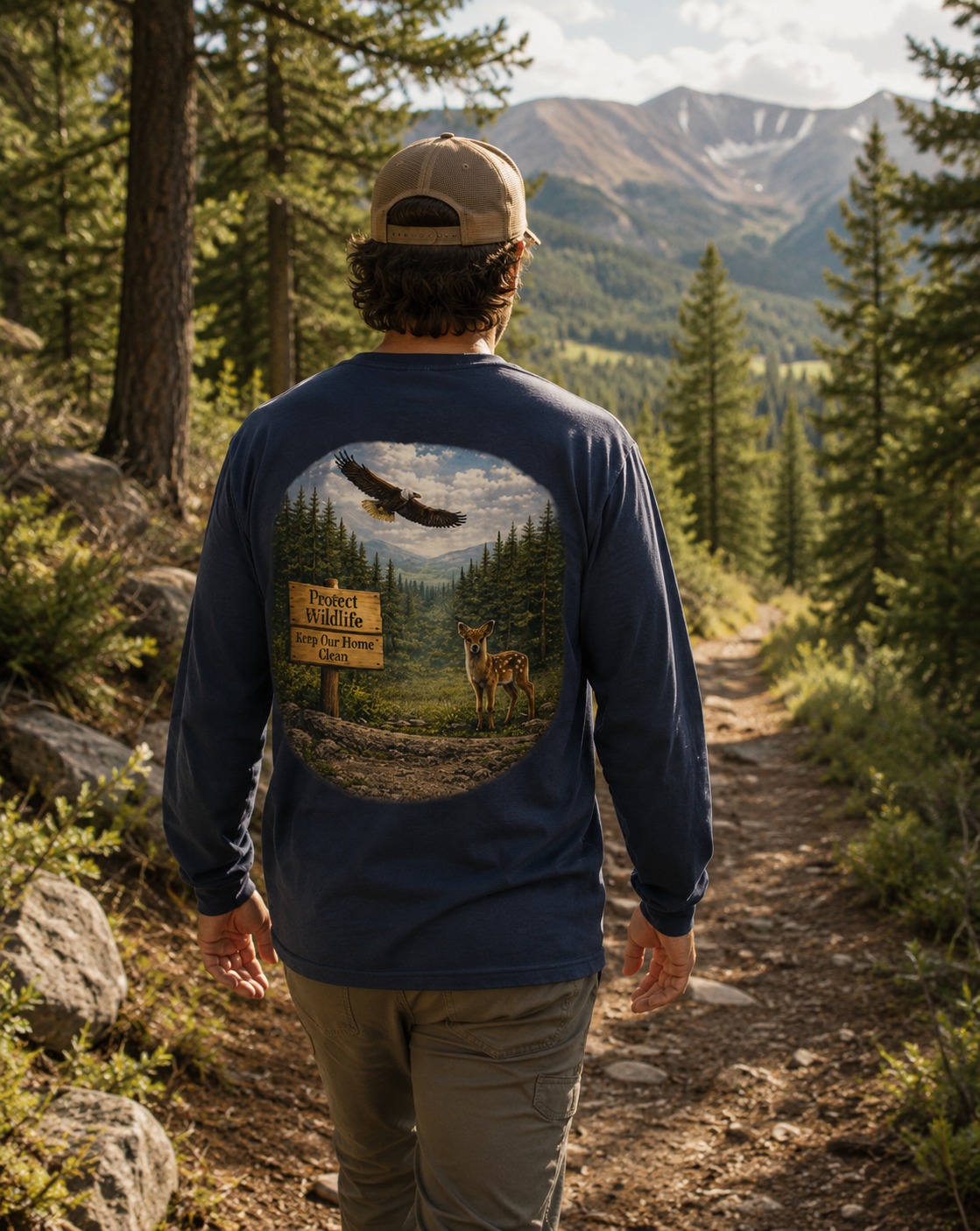 Protect Wildlife Graphic Long Sleeve